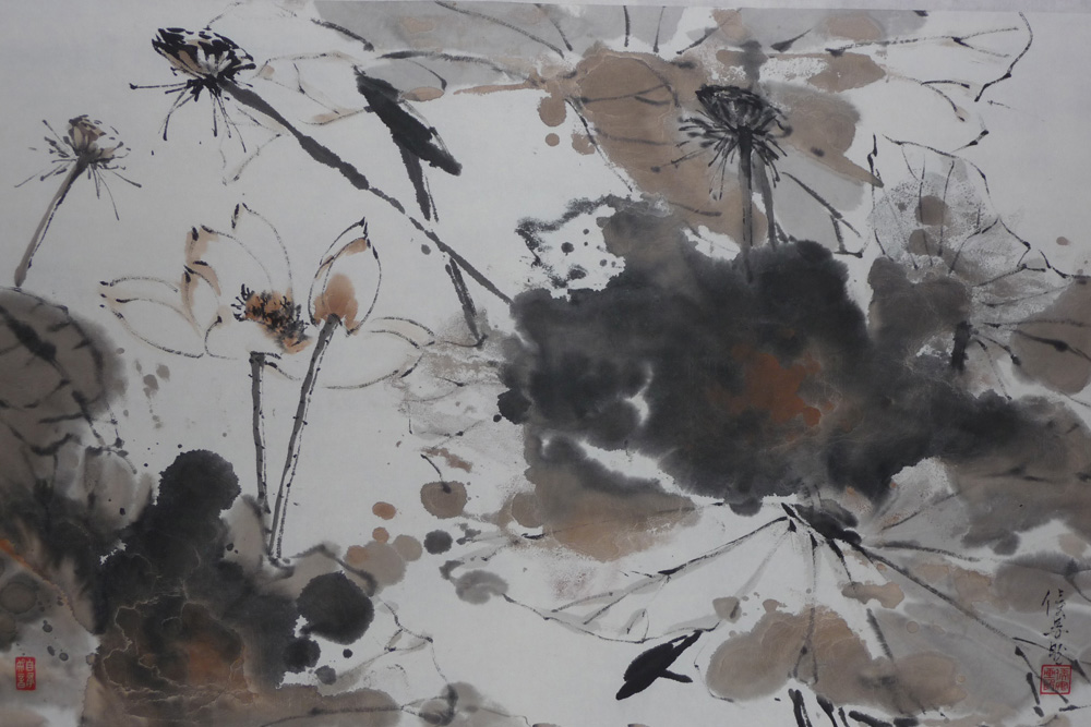 Chinese brush painting artwork